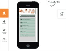 Tablet Screenshot of mylasercenters.com